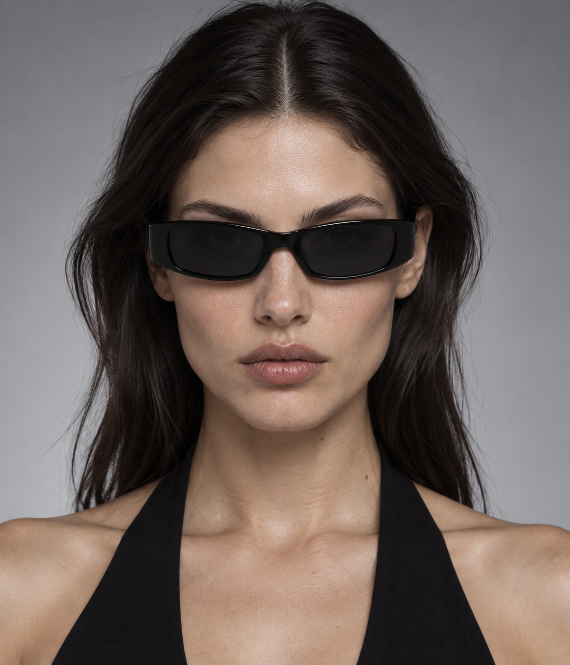 Gavezo Edge – Vintage Slim Rectangular Sunglasses