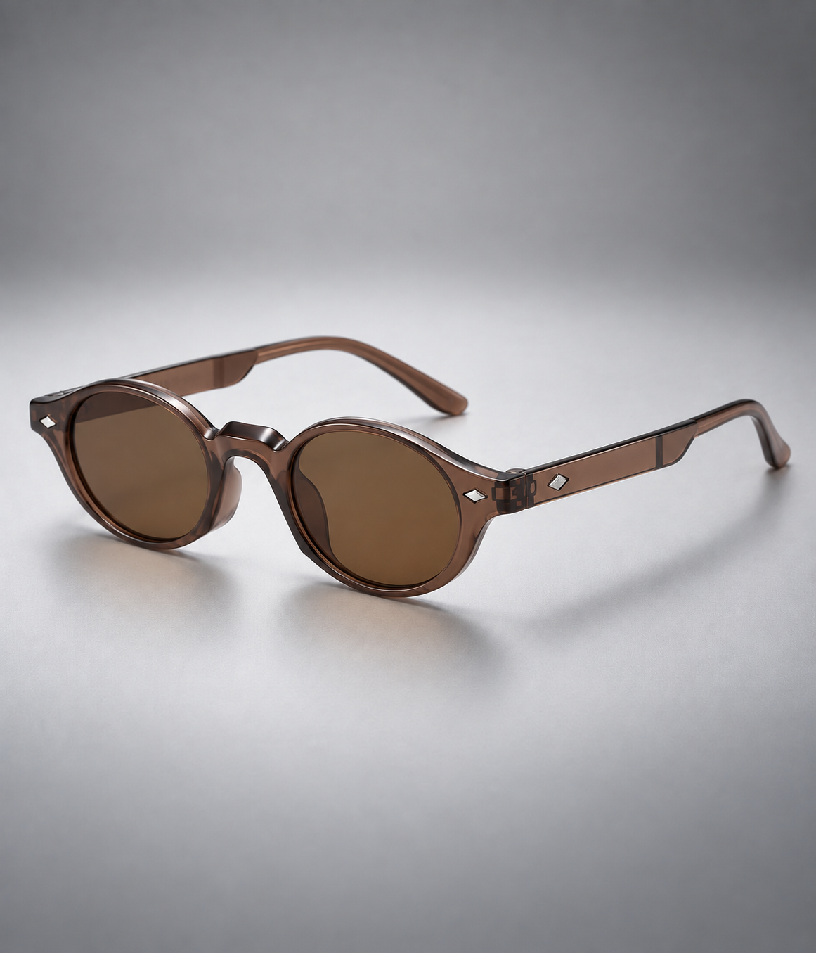 Gavezo Cedar – Vintage Round Sunglasses