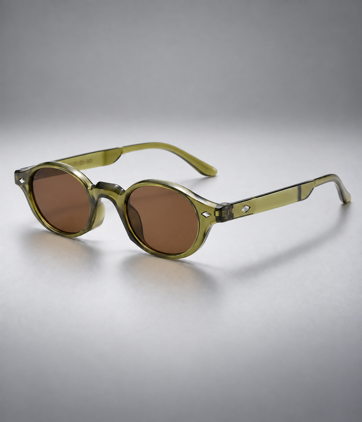 Gavezo Cedar – Vintage Round Sunglasses